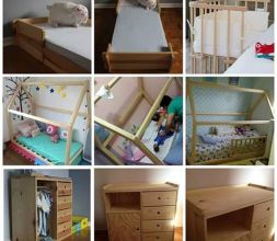 Muebles de madera para habitaciones infantiles