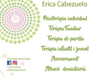 Erica Cabezuelo Psicòloga profesional Erica Cabezuelo Psicòloga